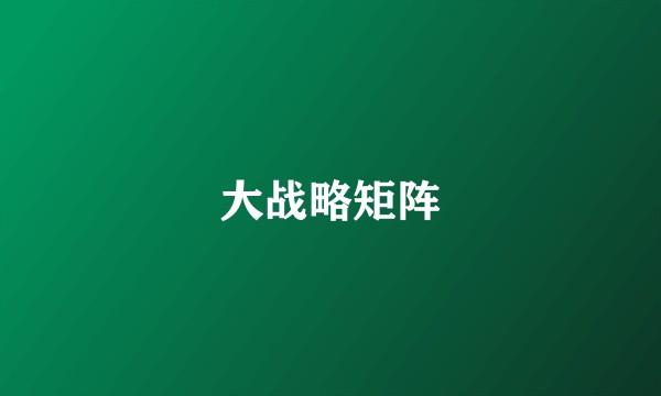 大战略矩阵