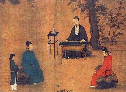蔡邕听琴
