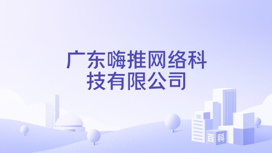 广东嗨推网络科技有限公司