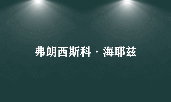 弗朗西斯科·海耶兹