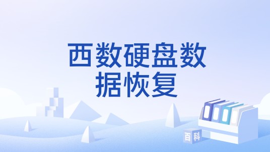 西数硬盘数据恢复