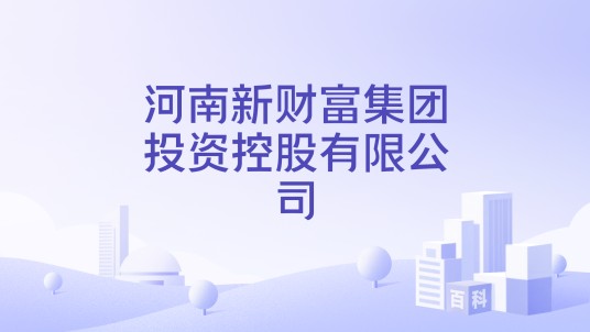 河南新财富集团投资控股有限公司