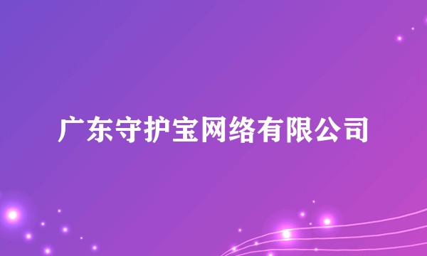 广东守护宝网络有限公司