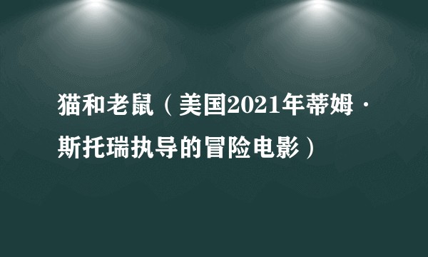 猫和老鼠（美国2021年蒂姆·斯托瑞执导的冒险电影）