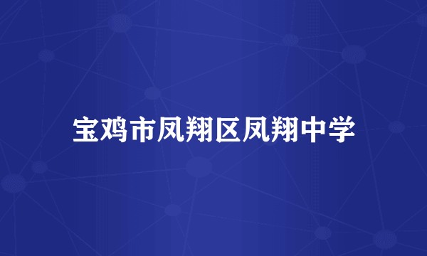 宝鸡市凤翔区凤翔中学