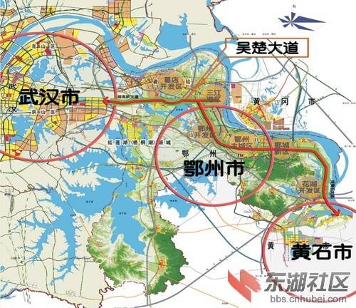 吴楚大道（湖北省鄂州市境内城市主干道）