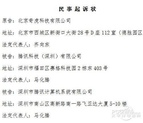 起诉状