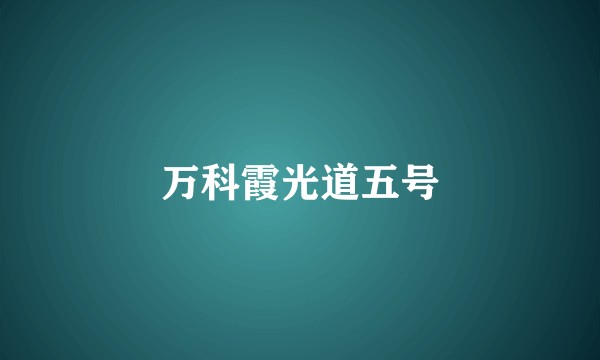 万科霞光道五号