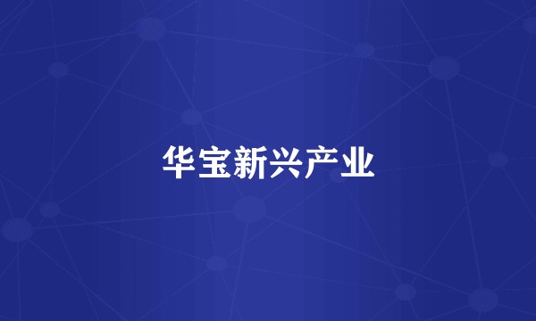 华宝新兴产业