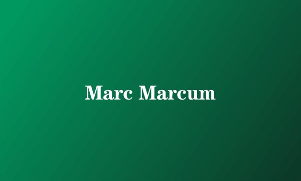 Marc Marcum