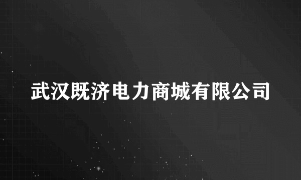武汉既济电力商城有限公司