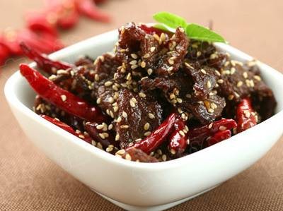麻辣牛肉干