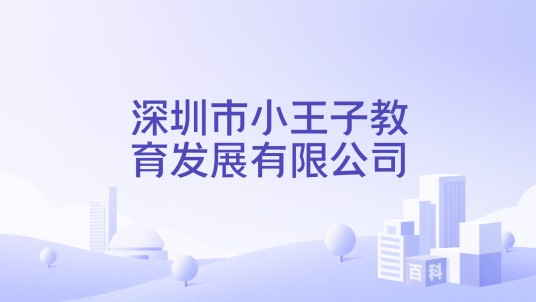 深圳市小王子教育发展有限公司