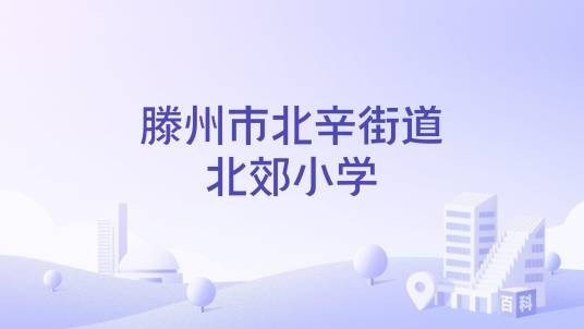 滕州市北辛街道北郊小学