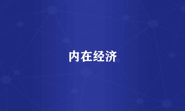 内在经济