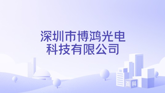 深圳市博鸿光电科技有限公司