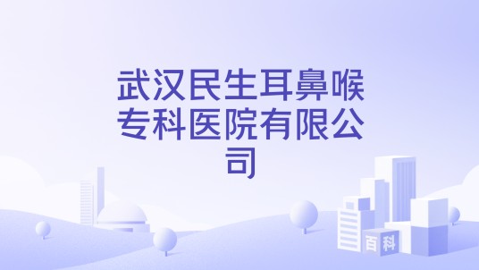 武汉民生耳鼻喉专科医院有限公司
