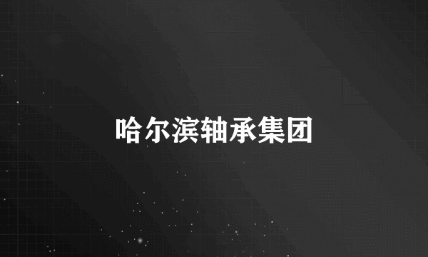 哈尔滨轴承集团