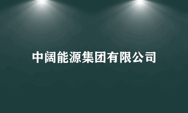 中阔能源集团有限公司