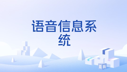 语音信息系统