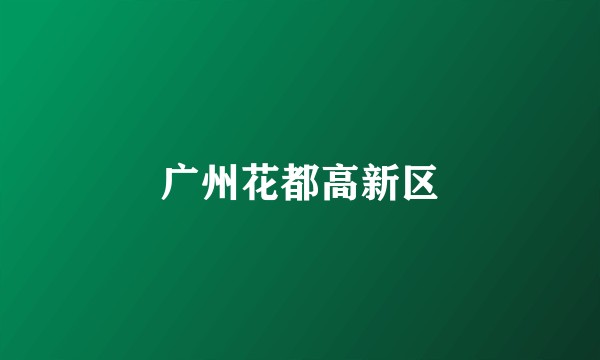 广州花都高新区