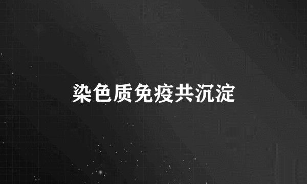染色质免疫共沉淀