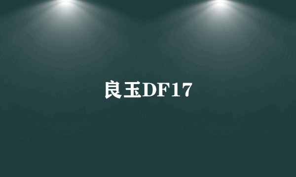 良玉DF17