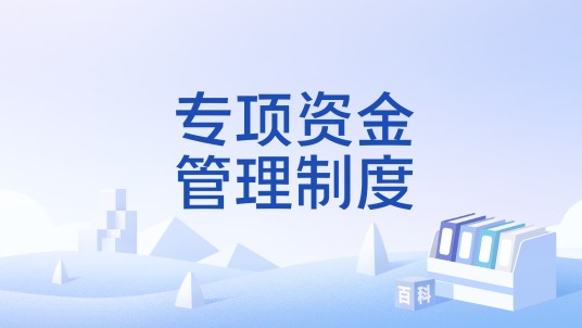 专项资金管理制度