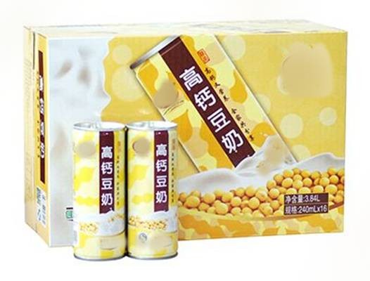 高钙豆奶