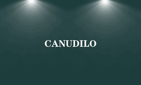 CANUDILO