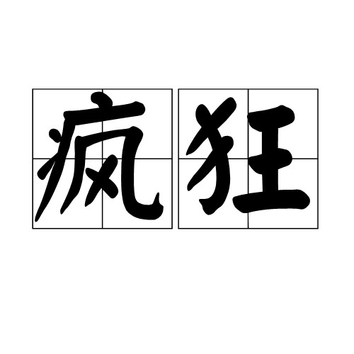 疯狂(汉语词语)