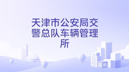 天津市公安局交警总队车辆管理所