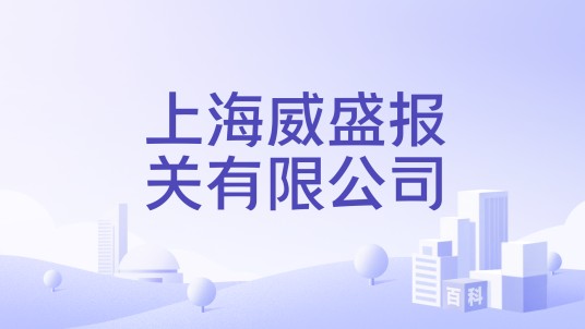 上海威盛报关有限公司