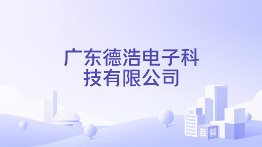 广东德浩电子科技有限公司