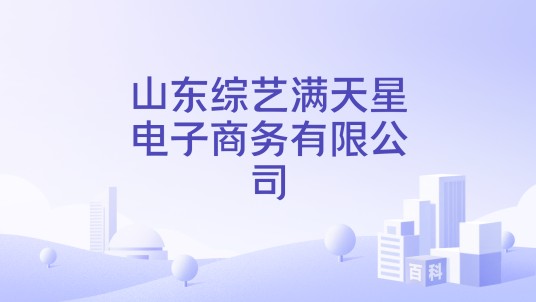 山东综艺满天星电子商务有限公司