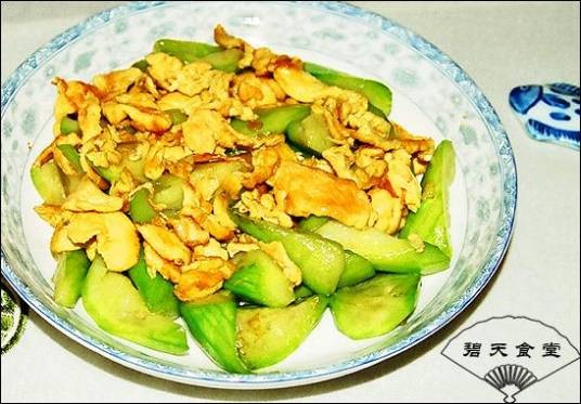 丝瓜炒鸡蛋