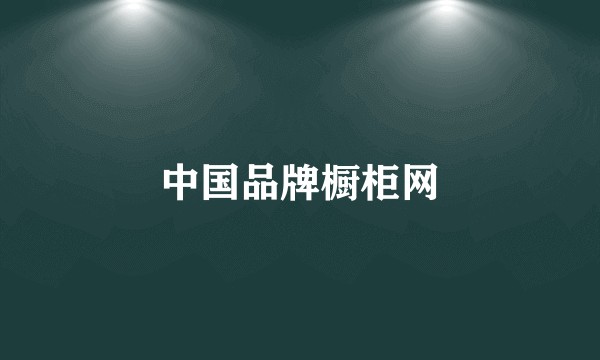 中国品牌橱柜网
