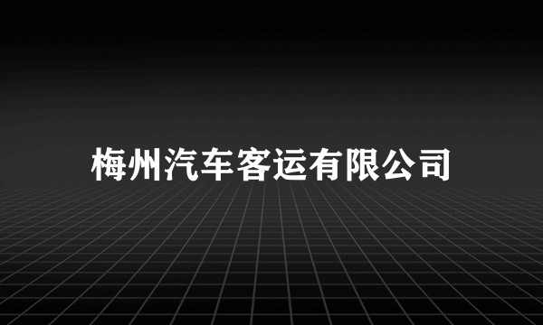 梅州汽车客运有限公司