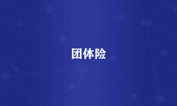 团体险