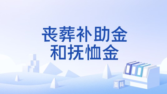 丧葬补助金和抚恤金