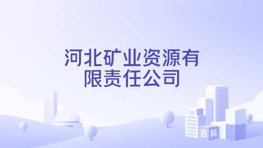 河北矿业资源有限责任公司