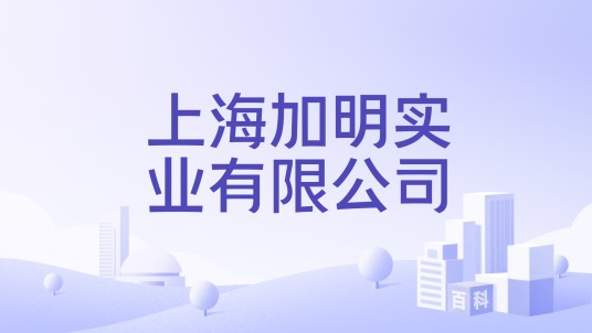 上海加明实业有限公司