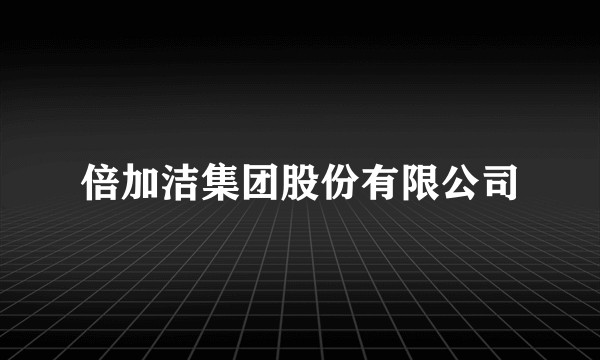 倍加洁集团股份有限公司