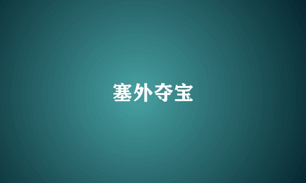 塞外夺宝