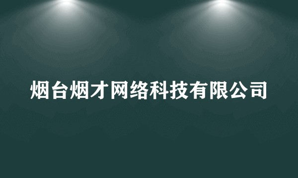 烟台烟才网络科技有限公司