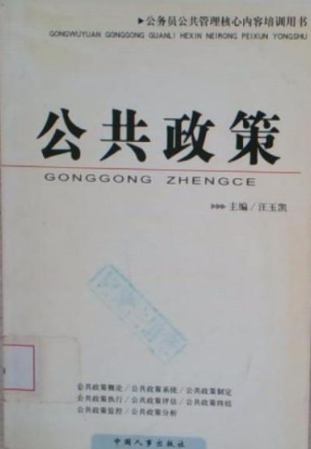 公共政策（2008年中国人事出版社出版的图书）