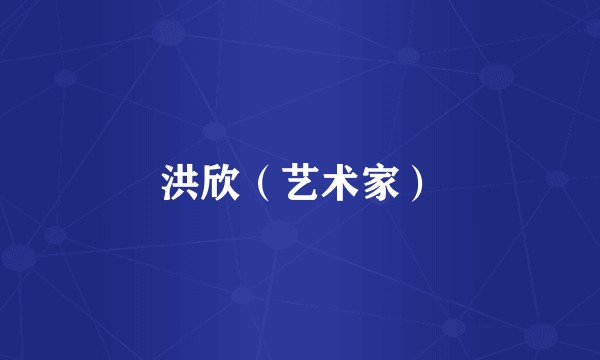 洪欣（艺术家）