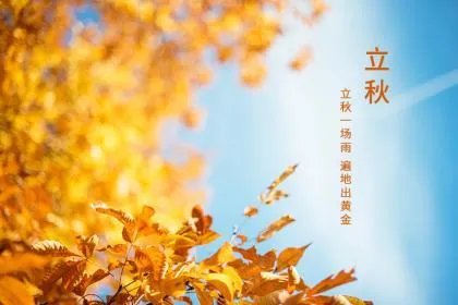 立秋是几月几日2020年?2020年时间立秋是早还是晚?