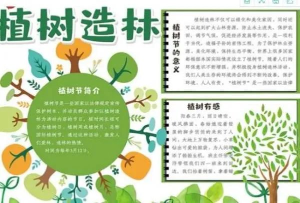 植树节手抄报的内容怎么写?