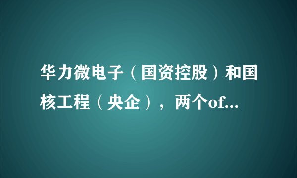 华力微电子（国资控股）和国核工程（央企），两个offer哪个更值得去？哪个更有发展前途？